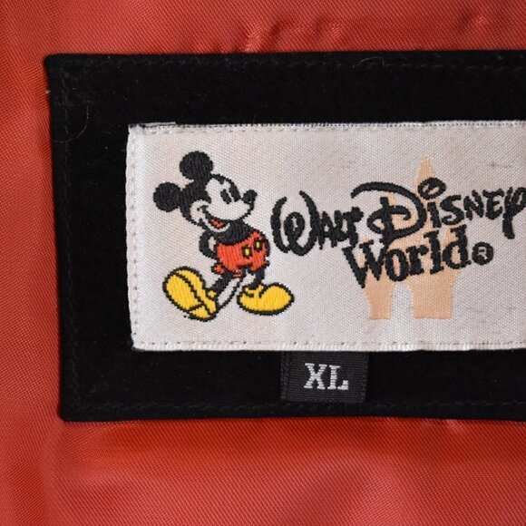 Rare WALT DISNEY World Vintage Suede Jacket 2000 Cast Member Millennium XLarge - Picture 4 of 16